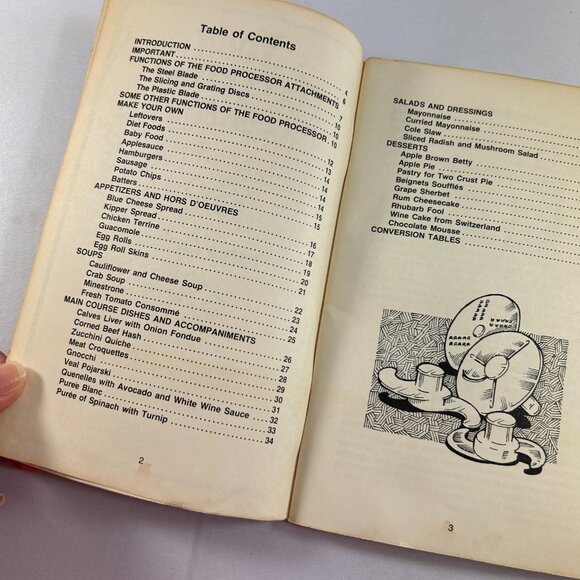 Vintage Food Processor Cookery Irena Chalmers Cookbook Recipes - Picture 4 of 7